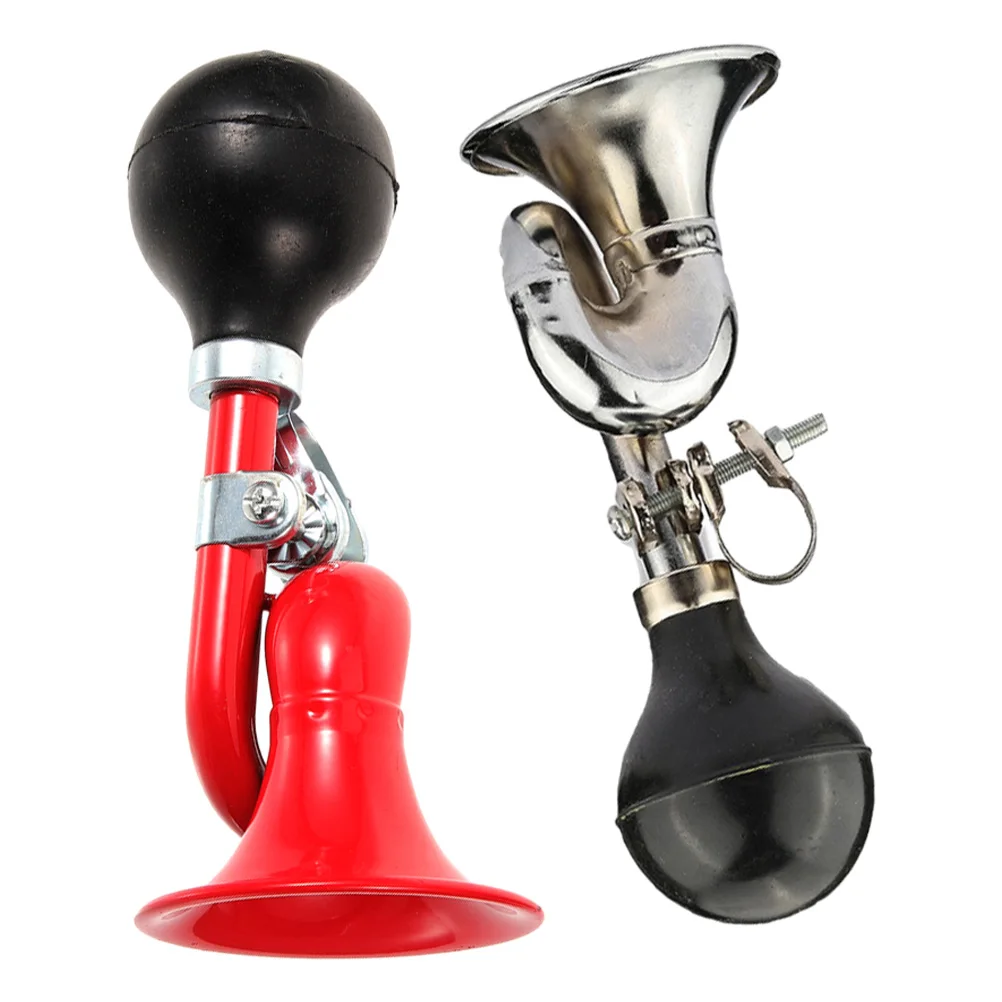 2Pcs Professional Handlebar Bike Horn Retro Style Loud Durable Bicycle Horn Outdoor Riding Accessory Bike Ringer Bell 
2Pcs Professional Handlebar Bike Horn Retro Style Loud Durable Bicycle Horn Outdoor Riding Accessory Bike Ringer Bell