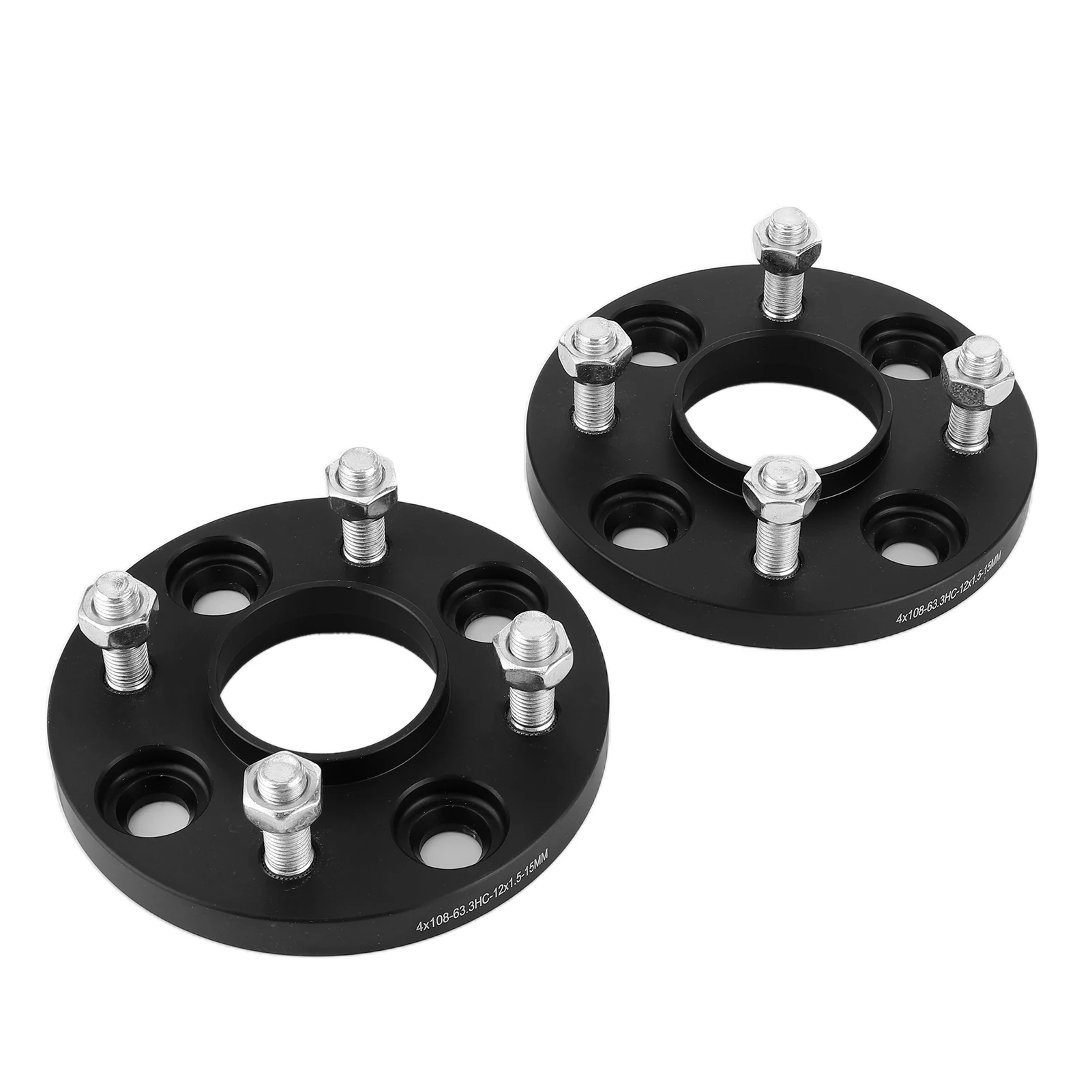 2Pcs/Set Hub Centric Wheel Spacer Adapter - 4x108mm PCD 63.3mm Bore Fit for Ford Fiesta/Focus/Mondeo RS ST
2Pcs/Set Hub Centric Wheel Spacer Adapter - 4x108mm PCD 63.3mm Bore Fit for Ford Fiesta/Focus/Mondeo RS ST