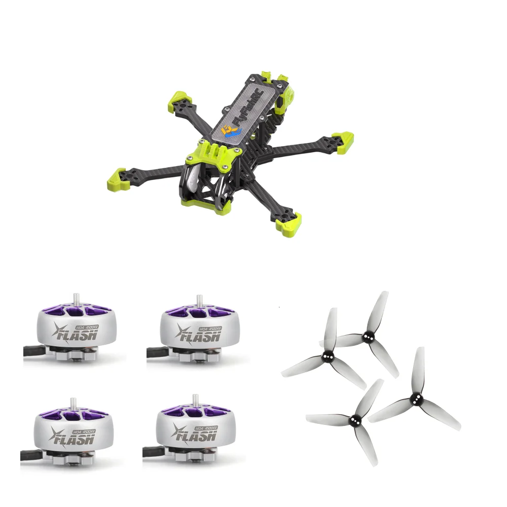 Volador VX3 O4 Frame Kit Flash 1404 4500KV FPV Brushless motor HQ Durable Prop T3X1.5X3 Grey (2CW+2CCW) Bundle Kit
Volador VX3 O4 Frame Kit Flash 1404 4500KV FPV Brushless motor HQ Durable Prop T3X1.5X3 Grey (2CW+2CCW) Bundle Kit
