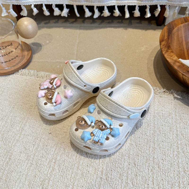 Girls Summer Bear Slippers 2026 New Cute Kids Non-slip Beach Shoes Cartoon Slip-on EVA Children Breathable Slippers Lightweight
Girls Summer Bear Slippers 2026 New Cute Kids Non-slip Beach Shoes Cartoon Slip-on EVA Children Breathable Slippers Lightweight