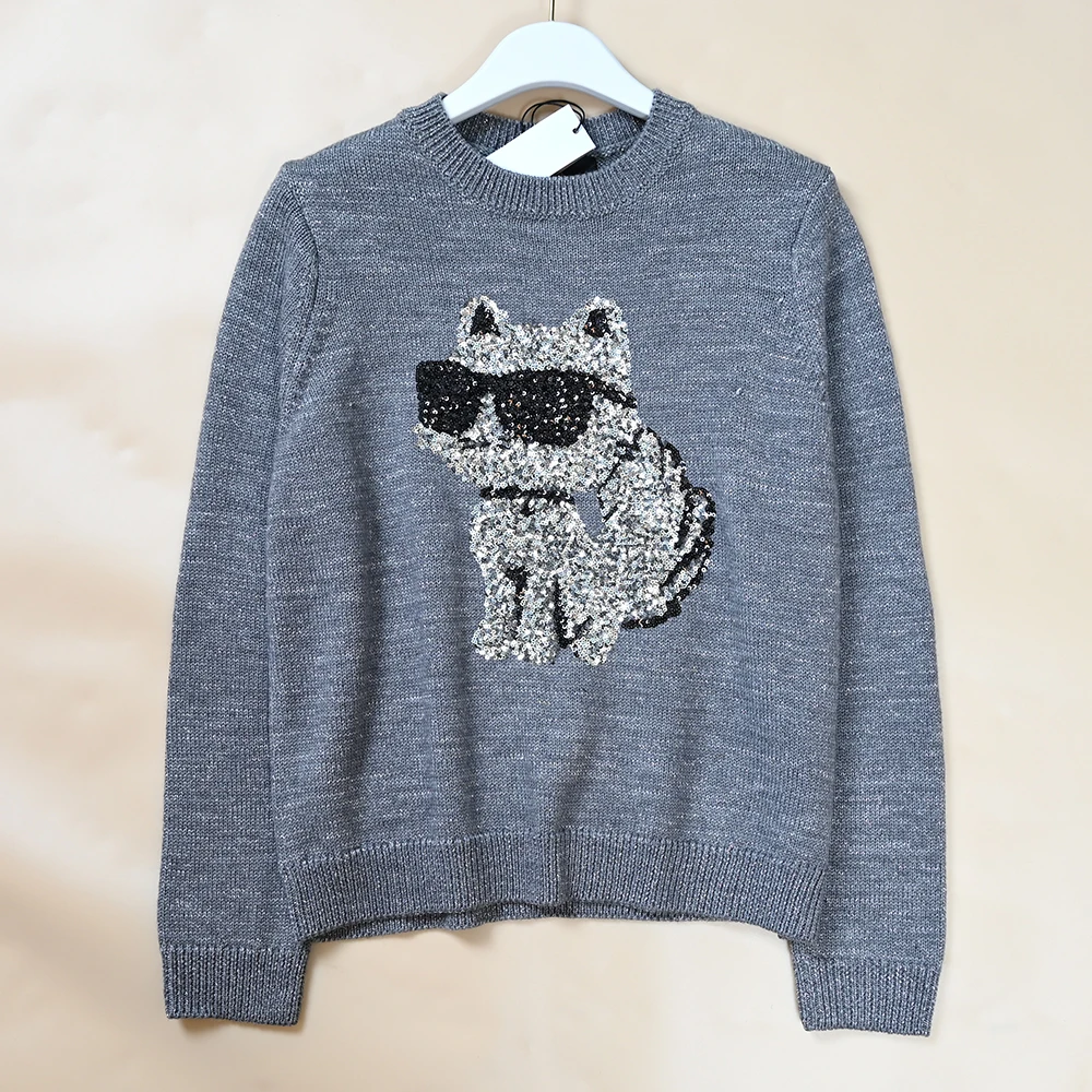 Весенне-осенний женский вязаный свитер Long Sve round Ne с блестками и мультяшным узором, повседневный, удобный крой, Onlin...
Весенне-осенний женский вязаный свитер Long Sve round Ne с блестками и мультяшным узором, повседневный, удобный крой, Onlin...