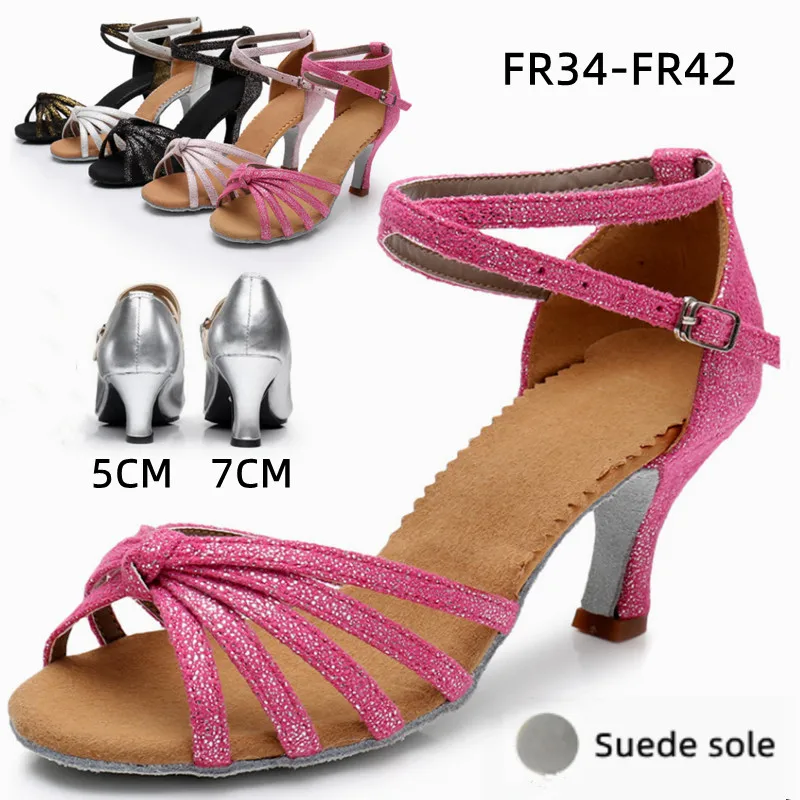 Women Ballroom Dance Shoes Girls Latin Modern Tango Salsa Dance Shoes Ladies Heel 5/7CM Soft Bottom Dance Shoes Wholesale
Women Ballroom Dance Shoes Girls Latin Modern Tango Salsa Dance Shoes Ladies Heel 5/7CM Soft Bottom Dance Shoes Wholesale