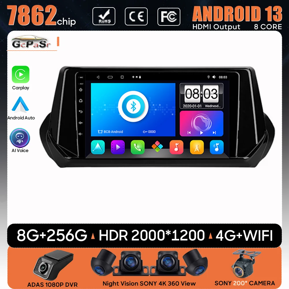 Car Android Auto Radio Multimedia Player For Peugeot 2008 II 2 2019 - 2021 Navigation GPS Head Unit Carplay
Car Android Auto Radio Multimedia Player For Peugeot 2008 II 2 2019 - 2021 Navigation GPS Head Unit Carplay