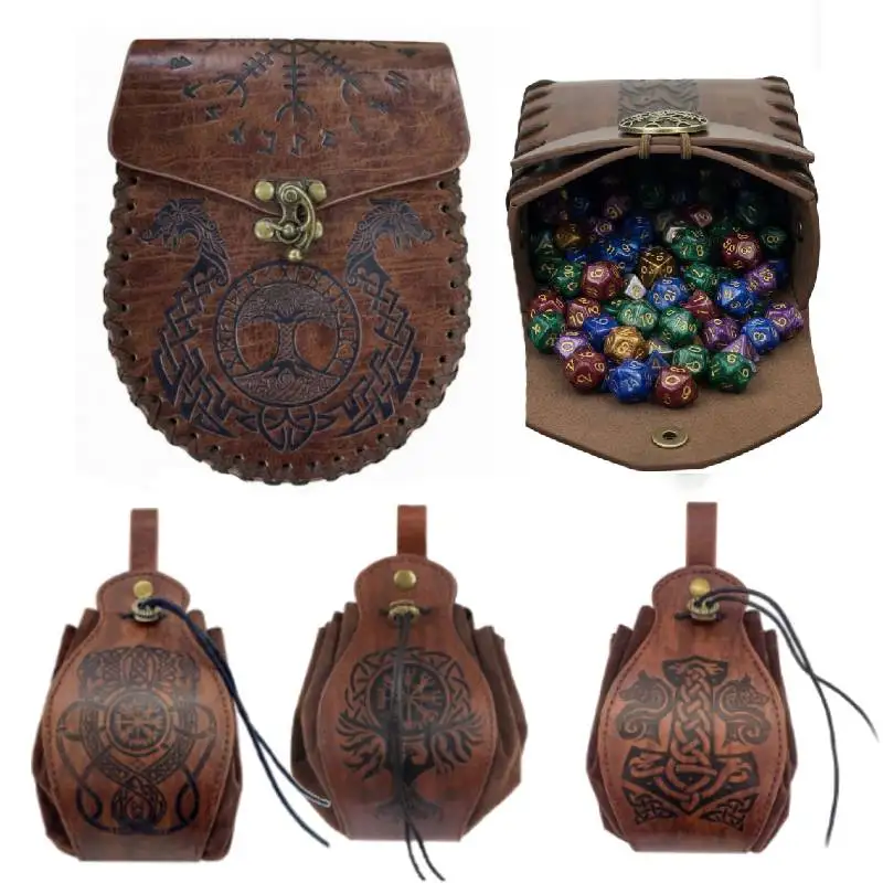 Genuine Leather DND Dice Bag Tray-Cute Drawstring Pouch RPGD & D Roleplaying Coin Purse Gift Ideas STZO4 for Dices Jewelry Coin
Genuine Leather DND Dice Bag Tray-Cute Drawstring Pouch RPGD & D Roleplaying Coin Purse Gift Ideas STZO4 for Dices Jewelry Coin