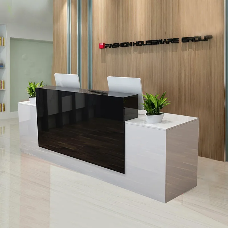Company front desk reception desk simple modern hotel beauty salon checkout page consultation bar
Company front desk reception desk simple modern hotel beauty salon checkout page consultation bar