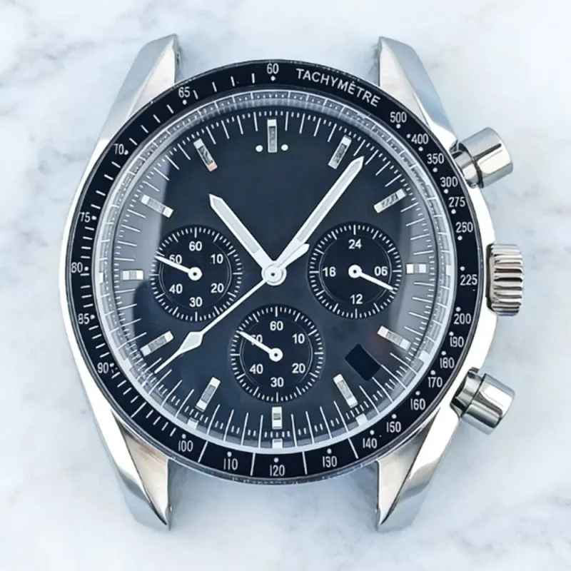 Корпус часов Speedmaster из нержавеющей стали 316L, 40 мм, подходит для кварцевого механизма VK63, с задней крышкой с изображением восхода Земли с Луны.
Корпус часов Speedmaster из нержавеющей стали 316L, 40 мм, подходит для кварцевого механизма VK63, с задней крышкой с изображением восхода Земли с Луны.