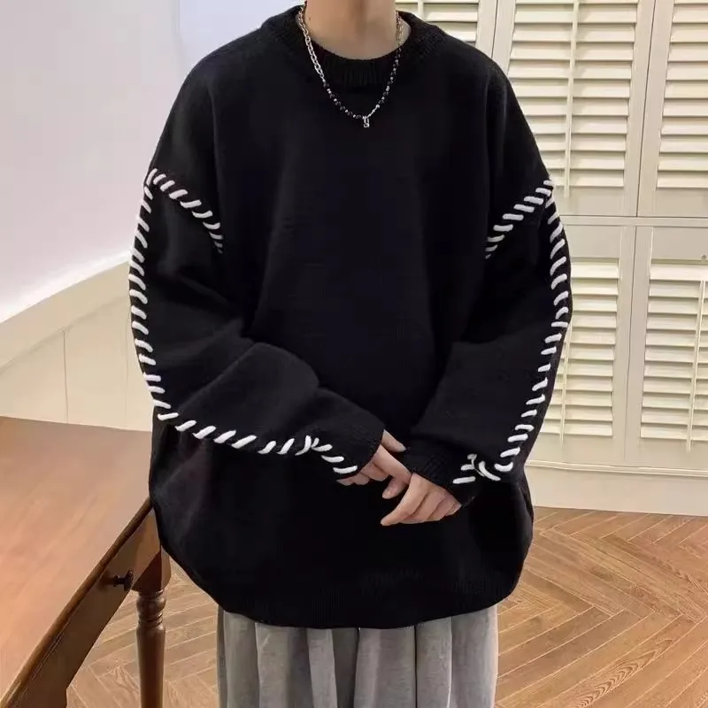 Loose Fit Color round Ne Knitwear Men's Casual Sle Polyester Fiber Breathable Long Sve Autumn Winter Sweater
Loose Fit Color round Ne Knitwear Men's Casual Sle Polyester Fiber Breathable Long Sve Autumn Winter Sweater