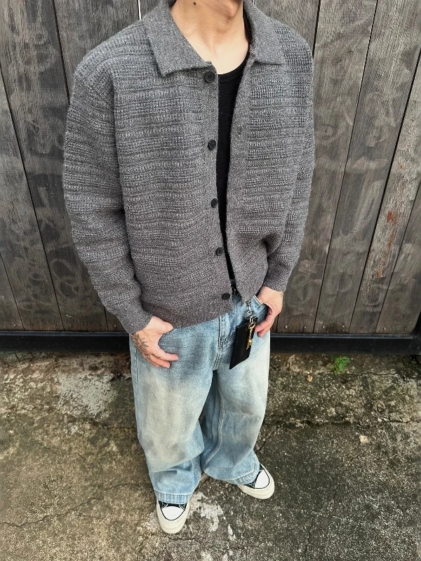 Deep ey Knitted Open Cardigan Men's Autumn Winter Lazy Sle High-End Cleanfit Collar Sweater ex Loose Fit Casual Wear
Deep ey Knitted Open Cardigan Men's Autumn Winter Lazy Sle High-End Cleanfit Collar Sweater ex Loose Fit Casual Wear