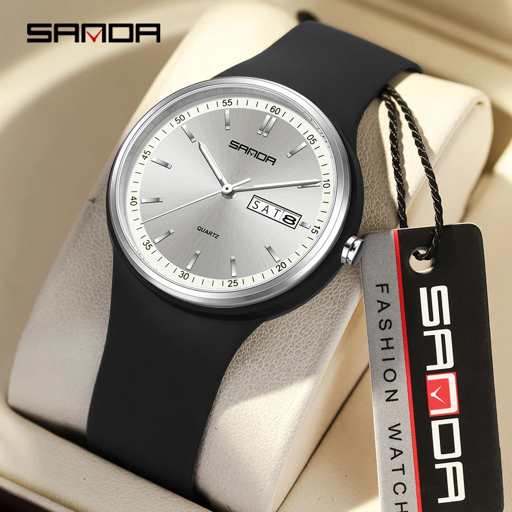 SANDA Top 6213 Новые мужские и женские студенческие Часы повседневные Простые Модные мужские и женские кварцевые часы с двойным календарем для студентов
SANDA Top 6213 Новые мужские и женские студенческие Часы повседневные Простые Модные мужские и женские кварцевые часы с двойным календарем для студентов