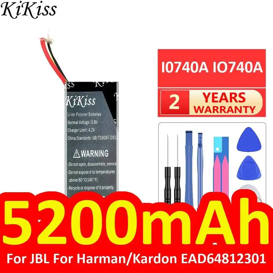 5200mAh I0740A IO740A For Jbl For Harman Kardon EAD64812301 Bluetooth Speaker Battery Long-Lasting Performance
5200mAh I0740A IO740A For Jbl For Harman Kardon EAD64812301 Bluetooth Speaker Battery Long-Lasting Performance