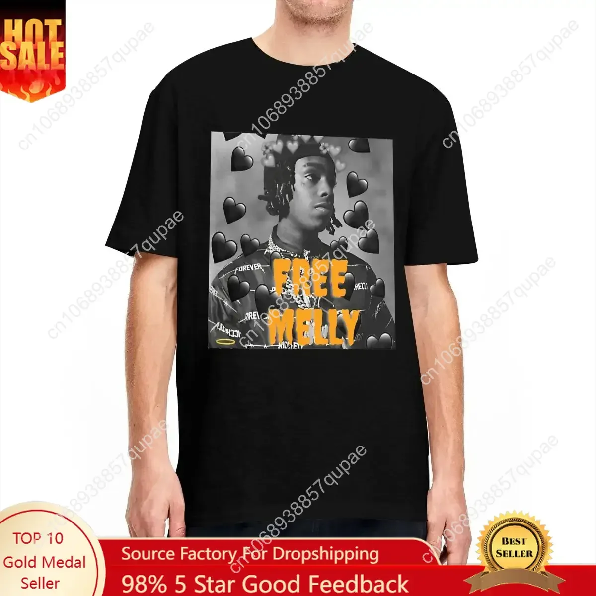 Ynw Music Melly Tee Shirt for Men Women Graphic Printed T Shirts Rock Hip Hop Cotton Clothes
Ynw Music Melly Tee Shirt for Men Women Graphic Printed T Shirts Rock Hip Hop Cotton Clothes
