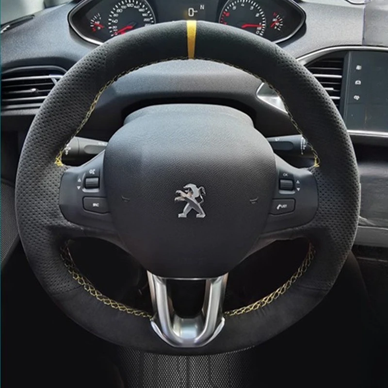 Для Peugeot 308 2008 207 307 408 508 2016-2022 Автомобильные аксессуары, сшитый вручную замшевый чехол на руль из натуральной кожи
Для Peugeot 308 2008 207 307 408 508 2016-2022 Автомобильные аксессуары, сшитый вручную замшевый чехол на руль из натуральной кожи