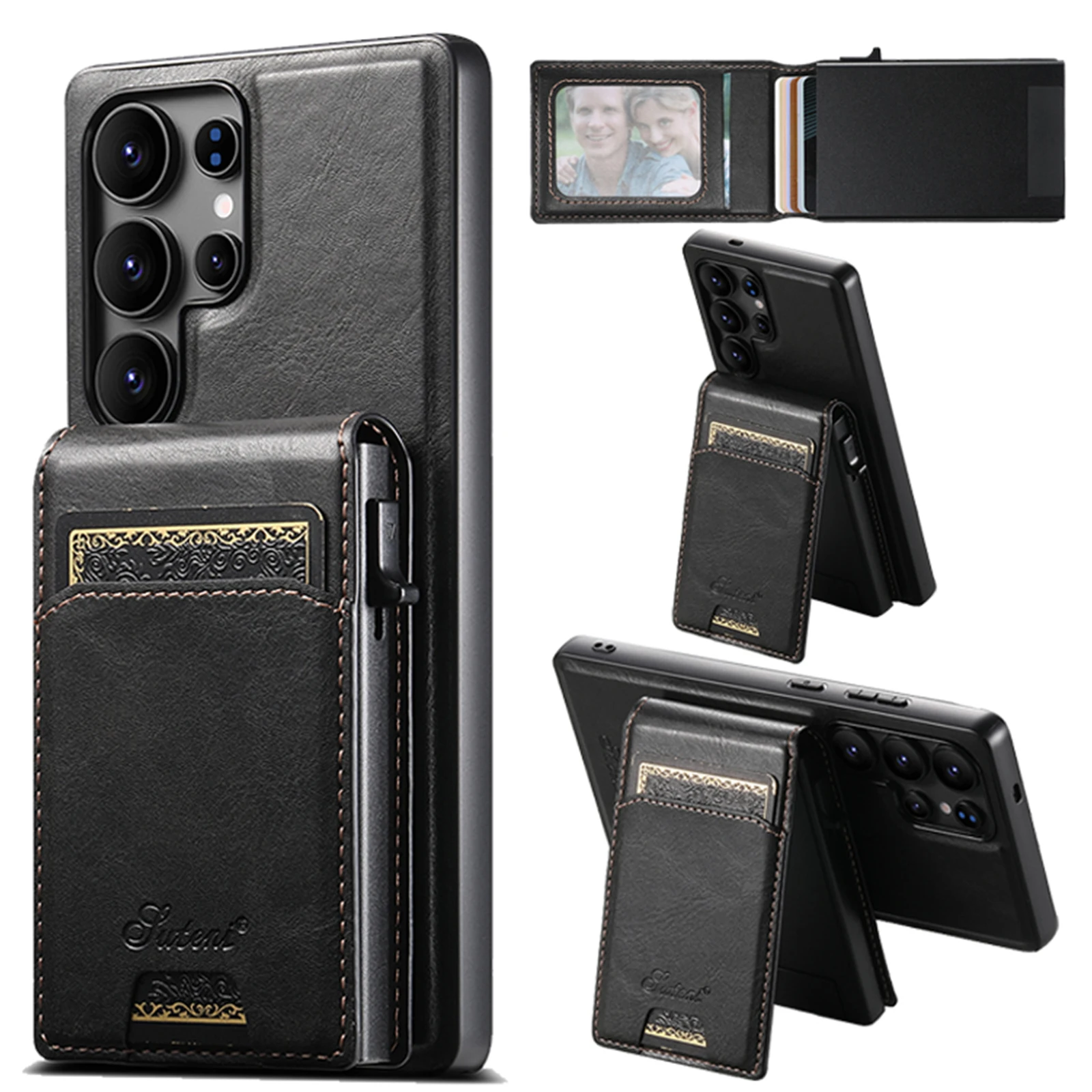 Cards Holder Wallet Leather Case for Samsung Galaxy S26 ultra,S25 Plus,S24,S23,S22 Note 20 ultra Magnetic Card Slot Stand Case
Cards Holder Wallet Leather Case for Samsung Galaxy S26 ultra,S25 Plus,S24,S23,S22 Note 20 ultra Magnetic Card Slot Stand Case