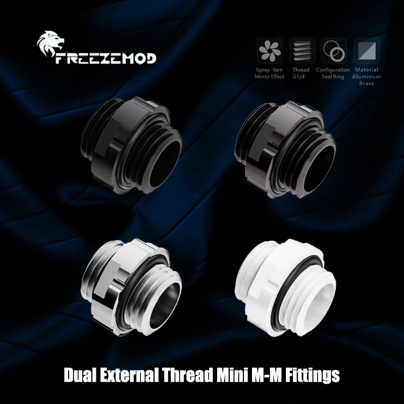FREEZEMOD GDS-D10, фитинги G1/4 с двойной внешней резьбой Mini M-M, разъем для водяного охлаждения ПК «папа-папа»
FREEZEMOD GDS-D10, фитинги G1/4 с двойной внешней резьбой Mini M-M, разъем для водяного охлаждения ПК «папа-папа»