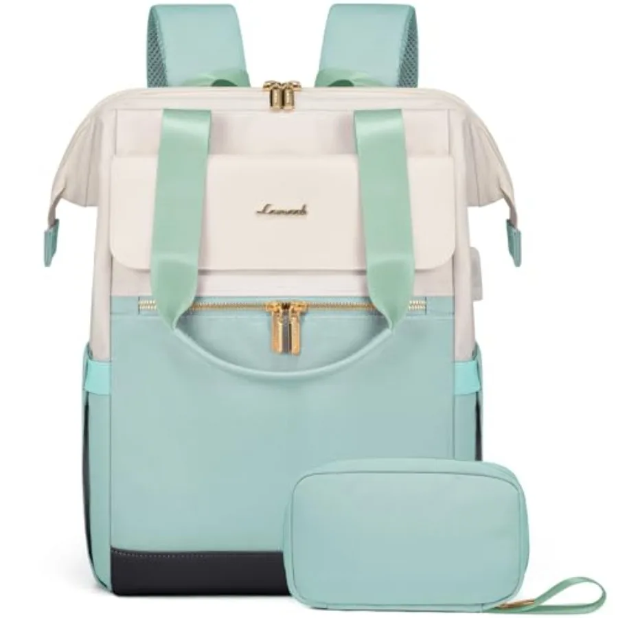 Laptop Backpack for Women, 15.6 Inch Work Laptop Bag with USB Port, Fashion Teacher Nurse Backpack Purse, Waterproof Travel Com
Laptop Backpack for Women, 15.6 Inch Work Laptop Bag with USB Port, Fashion Teacher Nurse Backpack Purse, Waterproof Travel Com