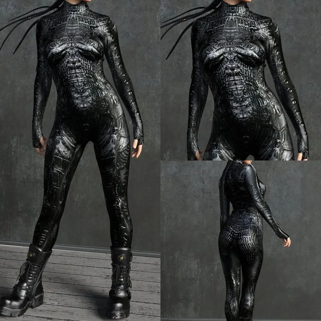 Unisex Cyber Punk 3D Digital Printing Halloween Party Role Play Outfit Women Men Cosplay Costume Carnival Jumpsuit
Unisex Cyber Punk 3D Digital Printing Halloween Party Role Play Outfit Women Men Cosplay Costume Carnival Jumpsuit
