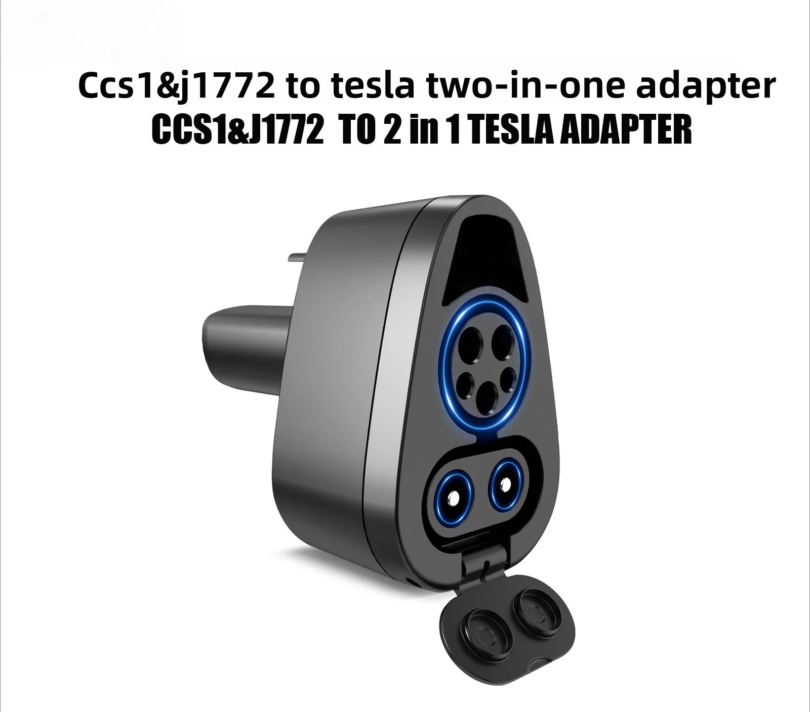 New AC and DC CCS1 & J1772 2-in-1 adapter suitable for Tesla charging gun adapter adapter head
New AC and DC CCS1 & J1772 2-in-1 adapter suitable for Tesla charging gun adapter adapter head