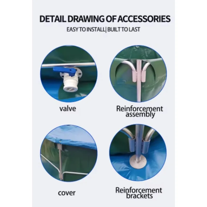 5m Galvanized Frame Pool PVC Canvas Outdoor Family Swimming Pool
5m Galvanized Frame Pool PVC Canvas Outdoor Family Swimming Pool