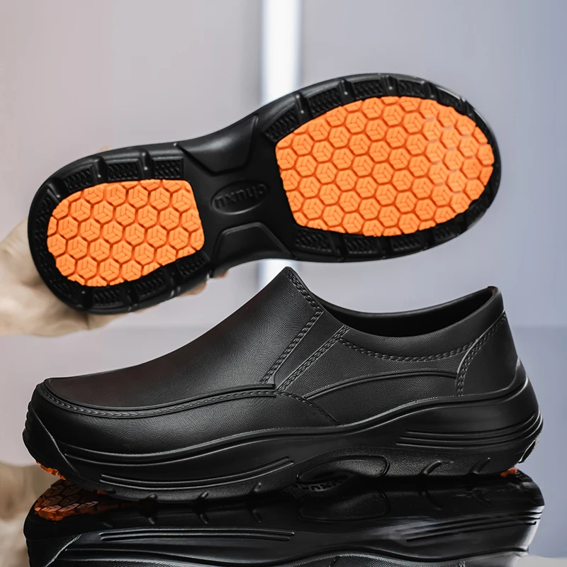 Non-Slip Chef Shoes Wear-Resistant Breathable Work Shoes Waterproof Oil-Resistant Lightweight Comfortable Safety Shoes
Non-Slip Chef Shoes Wear-Resistant Breathable Work Shoes Waterproof Oil-Resistant Lightweight Comfortable Safety Shoes