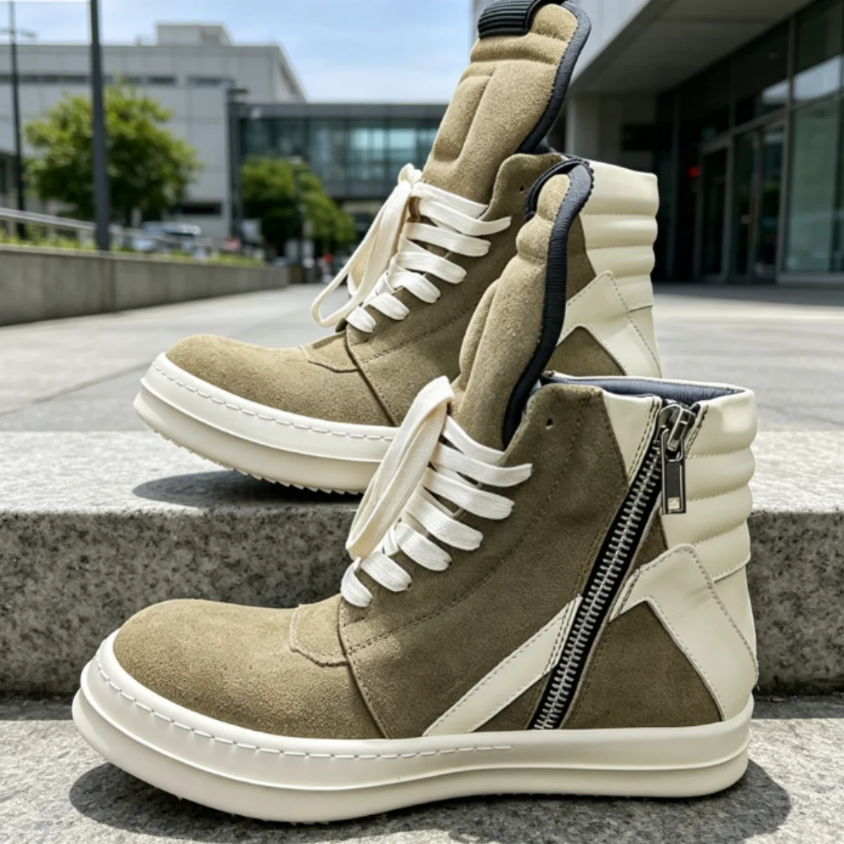 Ro Luxury Men Sneakers Brown Suede High Top Shoe Lace Up Women Casual Shoes Classic Boots Zipper Sneaker Cowhide Ankle Boot
Ro Luxury Men Sneakers Brown Suede High Top Shoe Lace Up Women Casual Shoes Classic Boots Zipper Sneaker Cowhide Ankle Boot