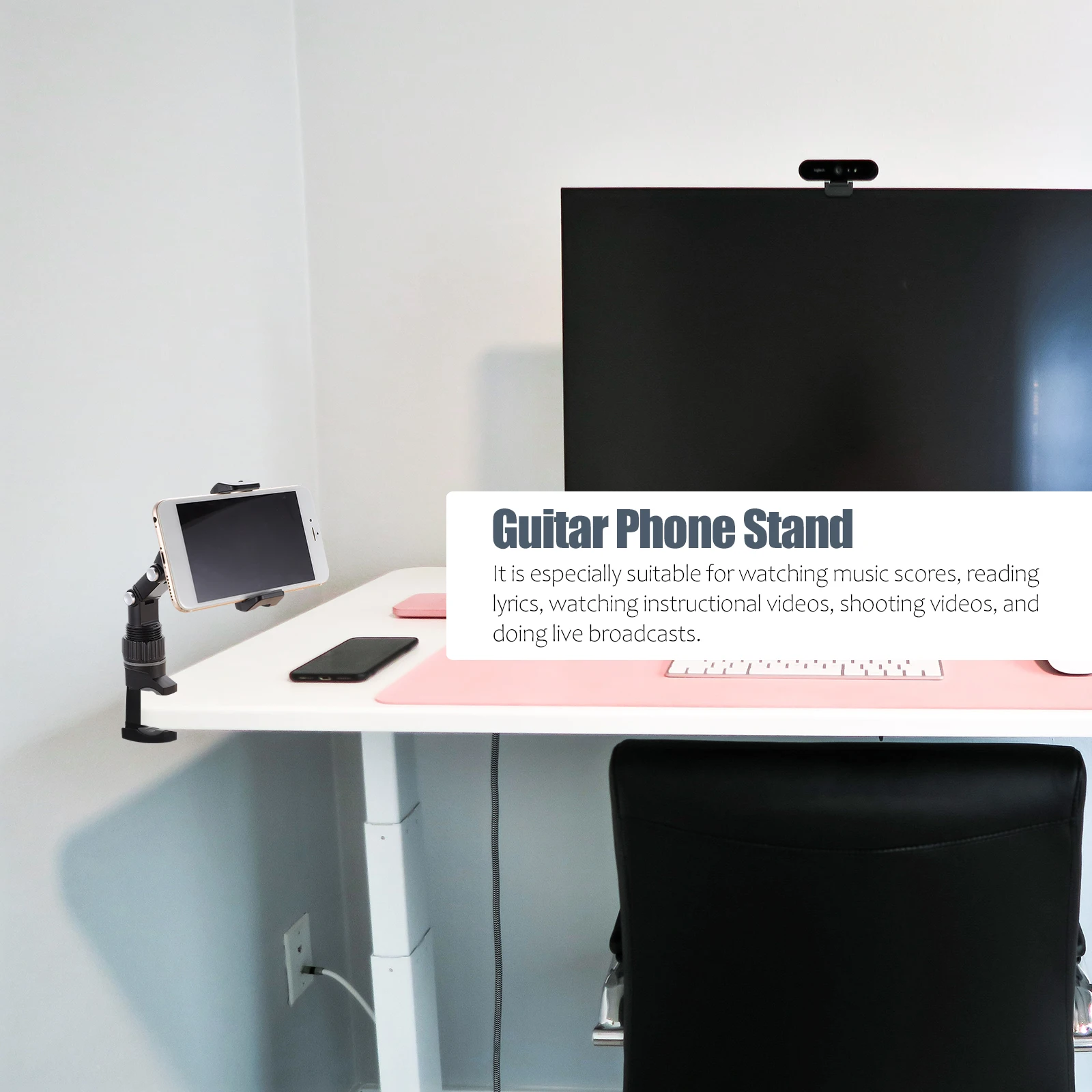 Musician Mobile Phone Holder Musical Instrument Playing Bracket Stand Adjustable Cell Clip
Musician Mobile Phone Holder Musical Instrument Playing Bracket Stand Adjustable Cell Clip