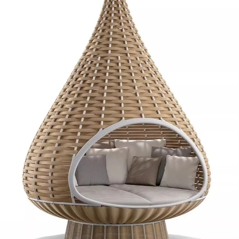 Outdoor leisure bed, courtyard, rattan round bed, seaside homestay, sunscreen, bird cage, nest bed, open-air swimming pool sofa
Outdoor leisure bed, courtyard, rattan round bed, seaside homestay, sunscreen, bird cage, nest bed, open-air swimming pool sofa