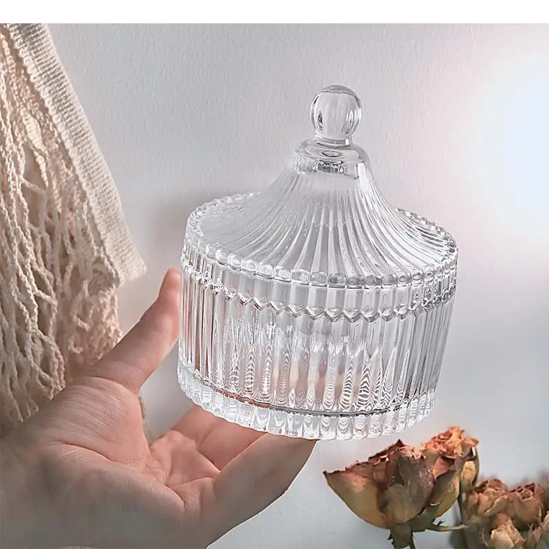 Aromatherapy Candle Cup Crystal Glass Jar Candy Small Jewelry Storage Box Holder Kitchen Container
Aromatherapy Candle Cup Crystal Glass Jar Candy Small Jewelry Storage Box Holder Kitchen Container