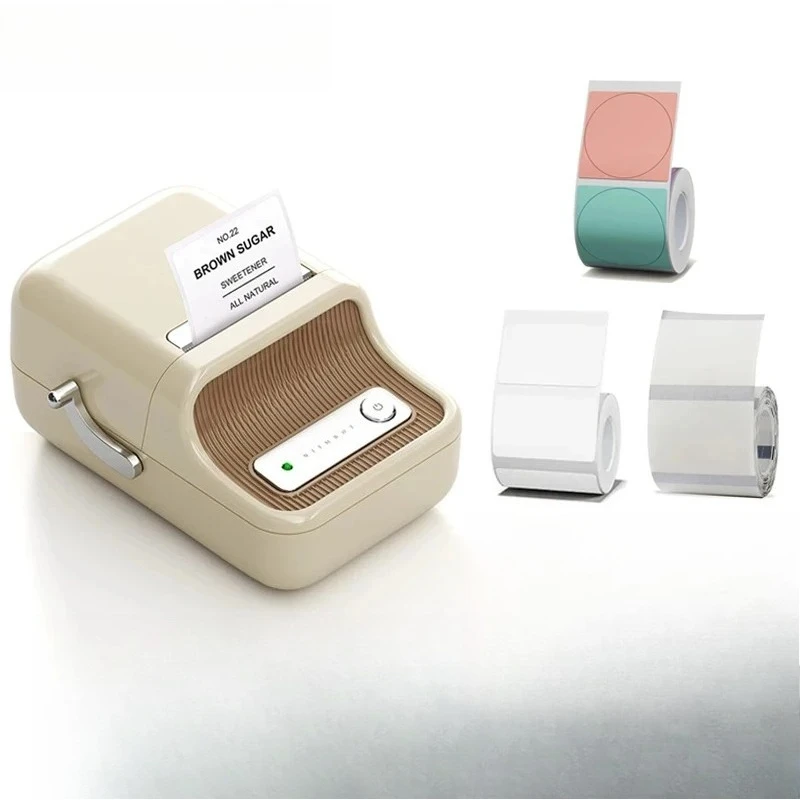 B21 Mini Portable Thermal Label Printer Mini Adhesive Sticker Printers for Home Office For Mobile Phone NEW
B21 Mini Portable Thermal Label Printer Mini Adhesive Sticker Printers for Home Office For Mobile Phone NEW