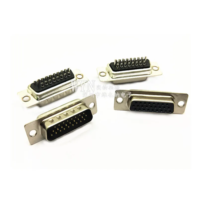 2pcs Black D-SUB DB 26 Pin Female / Male Solder Type Straight Adapter Connector 3 Rows
2pcs Black D-SUB DB 26 Pin Female / Male Solder Type Straight Adapter Connector 3 Rows