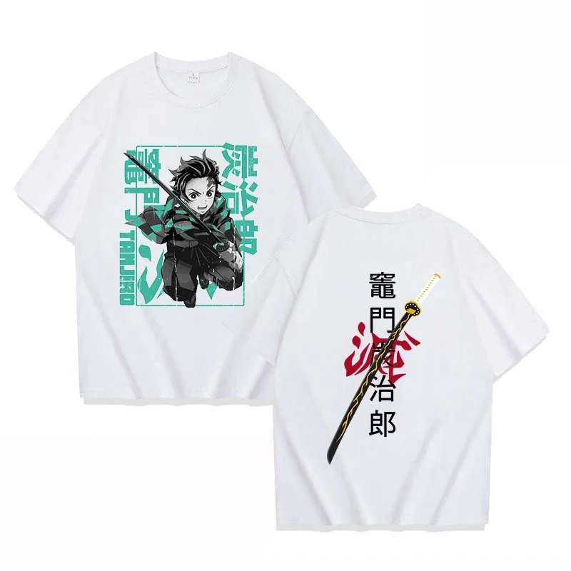2025 Japanese anime Ghost Killer Kamado Tanjirou Print Summer T-shirt Loose casual 100% cotton round neck short sleeve T-shirt
2025 Japanese anime Ghost Killer Kamado Tanjirou Print Summer T-shirt Loose casual 100% cotton round neck short sleeve T-shirt