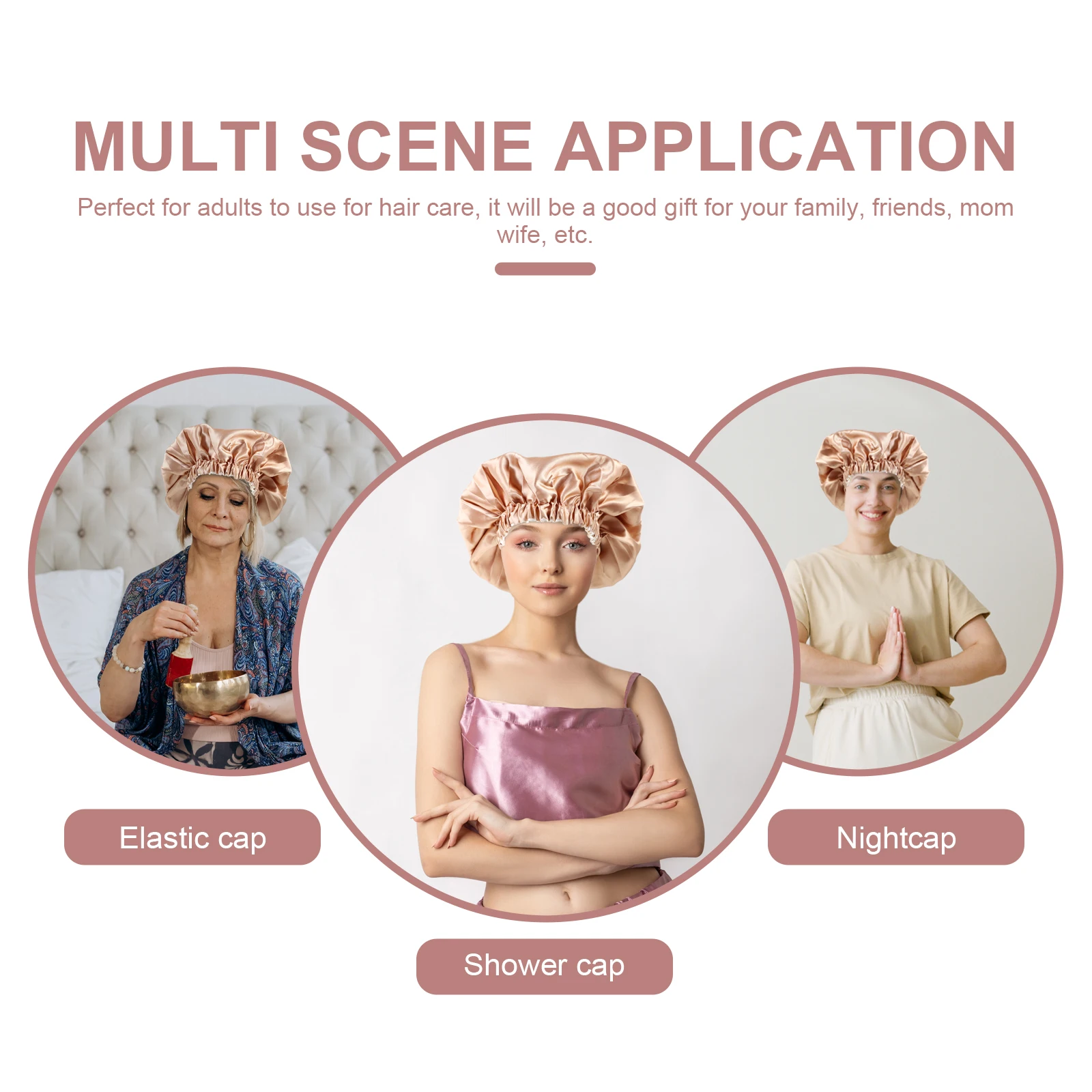 Polyester Elastic Sleep Hat Women Bathing Caps Hair Care Bonnets Practical Gifts Mom Wife Household Headwear
Polyester Elastic Sleep Hat Women Bathing Caps Hair Care Bonnets Practical Gifts Mom Wife Household Headwear
