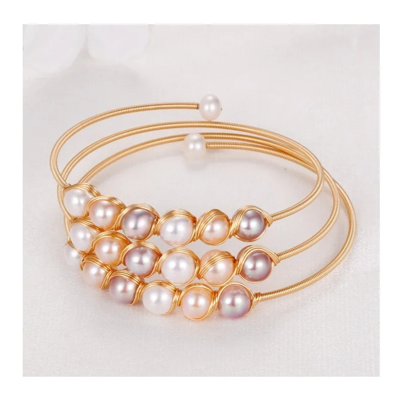 Accessories Real Pearl Handwoven Opening Fashion Elegant Jewelry Freshwater Pearl Bracelet Women
Accessories Real Pearl Handwoven Opening Fashion Elegant Jewelry Freshwater Pearl Bracelet Women