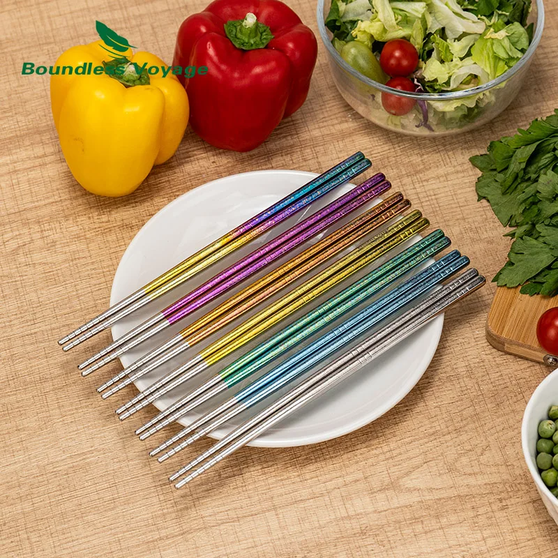 Подарочный набор титановых палочек для еды, красочные легкие противоскользящие, многоразовая посуда для кемпинга, пеших прогулок, путешествий и домашней столовой
Подарочный набор титановых палочек для еды, красочные легкие противоскользящие, многоразовая посуда для кемпинга, пеших прогулок, путешествий и домашней столовой