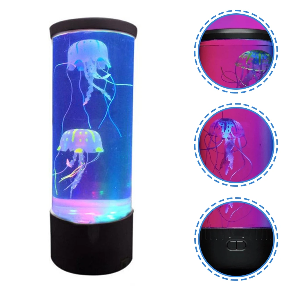 Jellyfish Lamp Acrylic Tabletop Night Light Cool Hanging Aquarium Simulated Tank LED Desk Decor Bedroom Pathway Mood Lighting
Jellyfish Lamp Acrylic Tabletop Night Light Cool Hanging Aquarium Simulated Tank LED Desk Decor Bedroom Pathway Mood Lighting