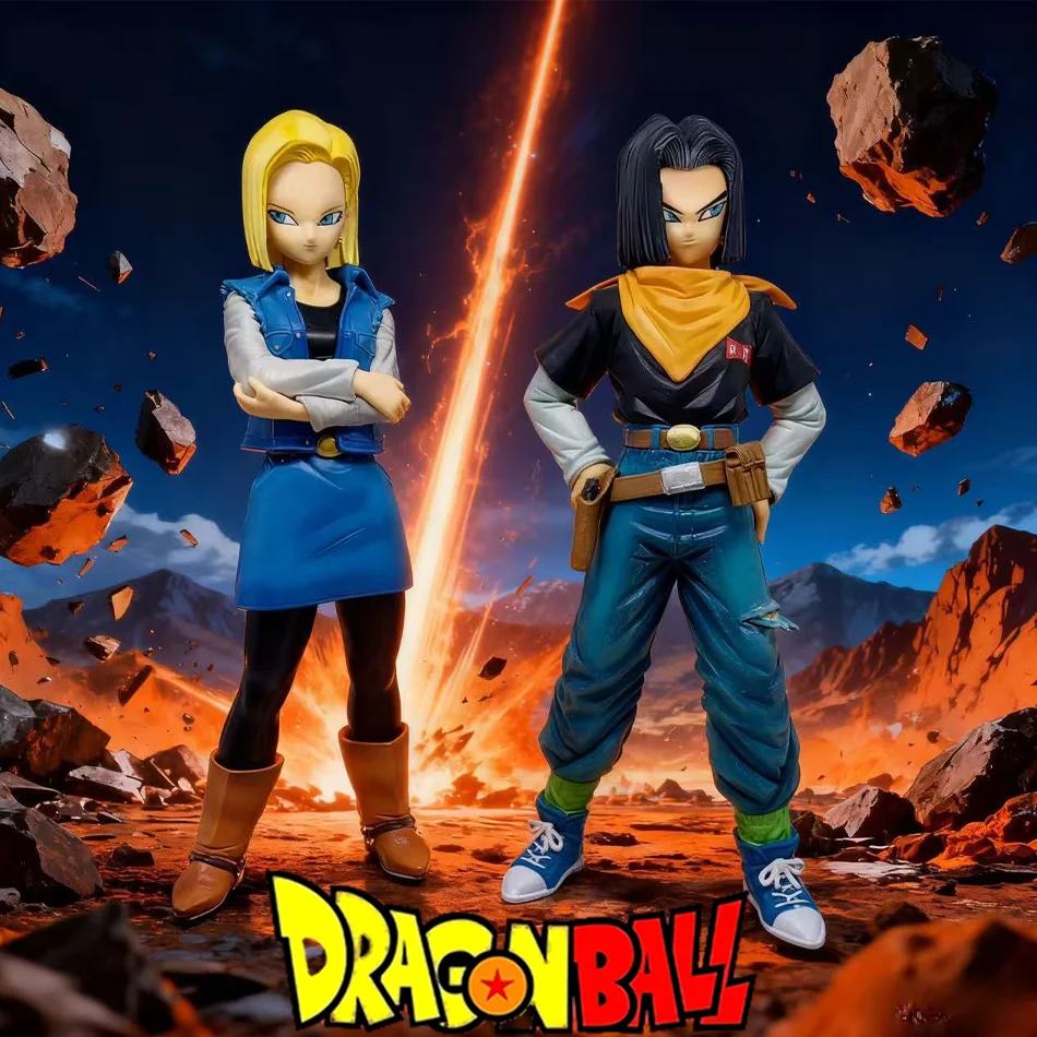 HOT! Anime Dragon Ball Z Android 17 18 Figure Android 18 PVC Action Figures Collection Model Toys for Children Christmas Gifts
HOT! Anime Dragon Ball Z Android 17 18 Figure Android 18 PVC Action Figures Collection Model Toys for Children Christmas Gifts