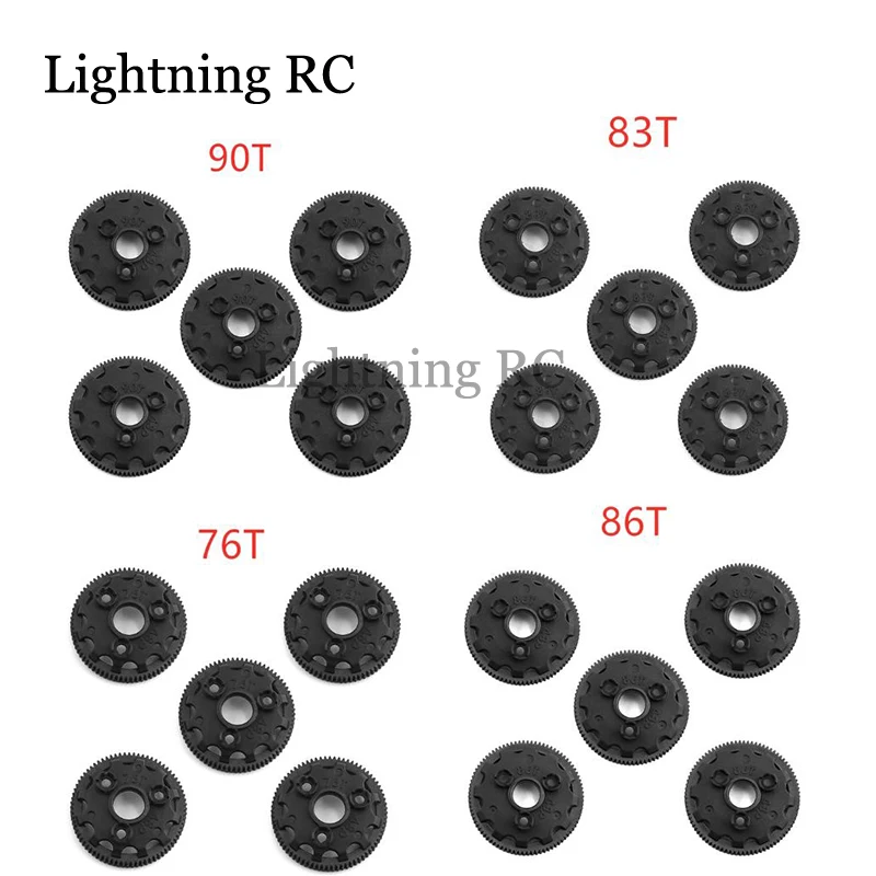 5pcs 76T 83T 86T 90T 48P Spur Gear 4676 4683 4686 4690 for Slash Bandit Rustler Stampede 2WD Upgrade Parts
5pcs 76T 83T 86T 90T 48P Spur Gear 4676 4683 4686 4690 for Slash Bandit Rustler Stampede 2WD Upgrade Parts