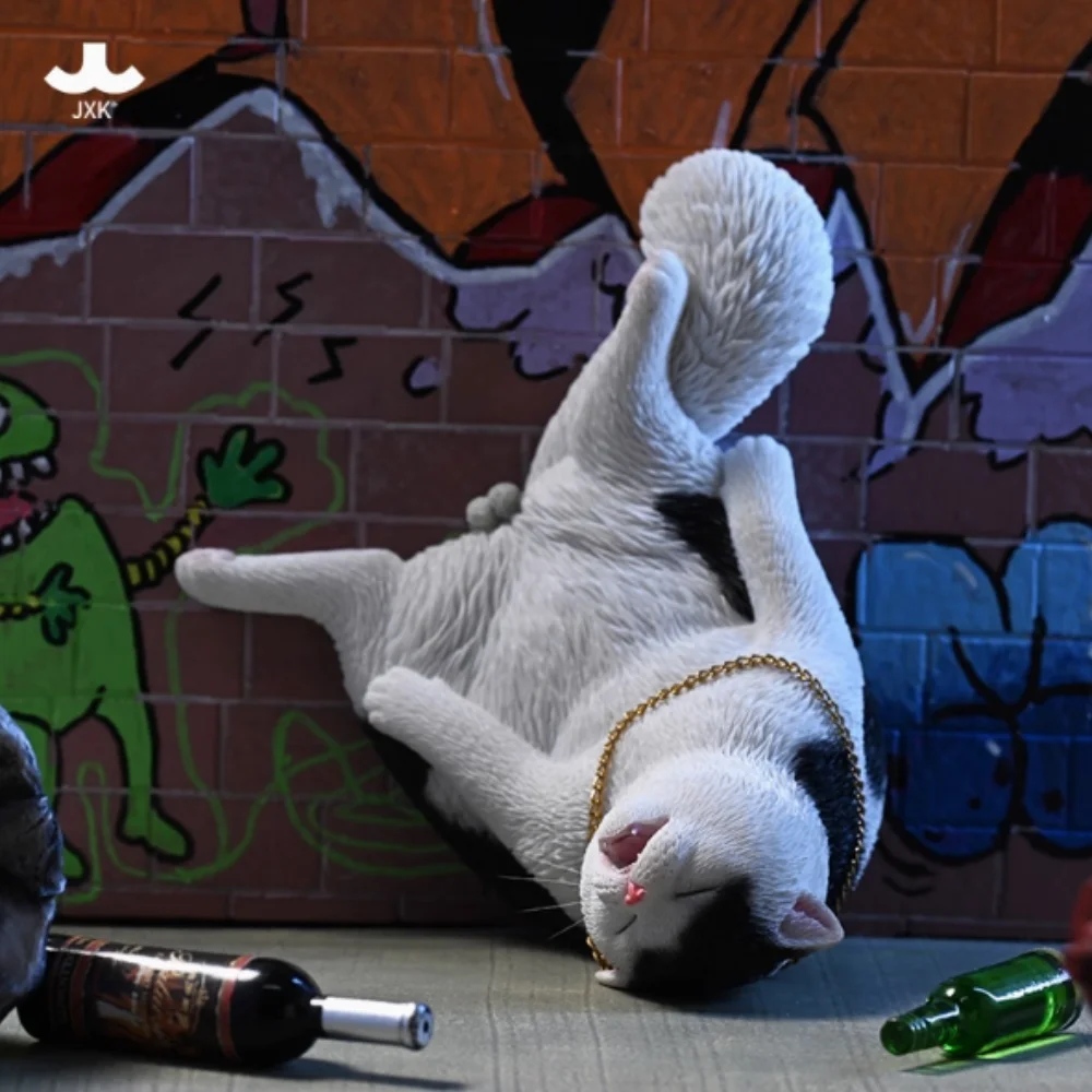 JXK JXK187 Drunk Cat 4 Colors Funny Static Simulation Resin Animal Model with Necklace Wine Bottle Decorative Ornaments Toy Gift
JXK JXK187 Drunk Cat 4 Colors Funny Static Simulation Resin Animal Model with Necklace Wine Bottle Decorative Ornaments Toy Gift