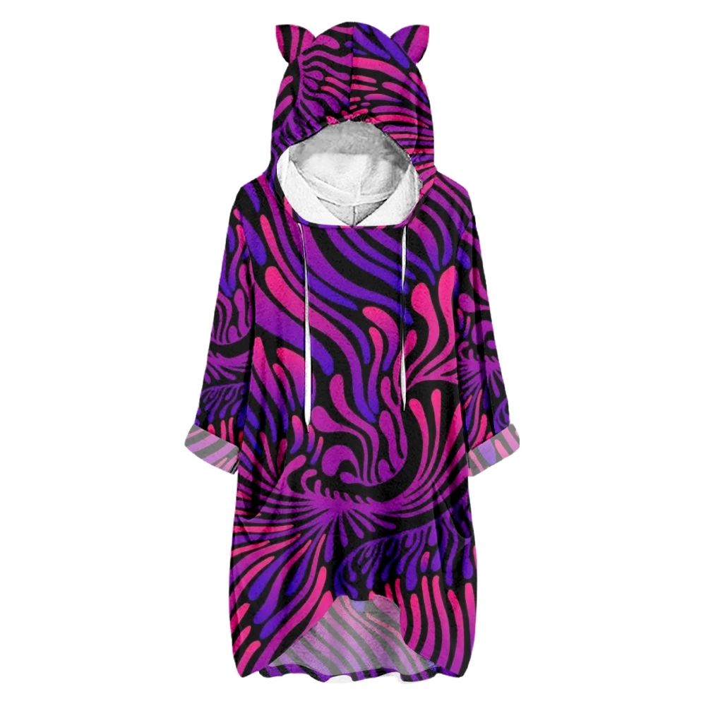 Women's Hoodie Loose Fashion Abstract Art Printing Half Sleeve Casual Fashion Women Cat Ears Sweatshirt Hoodies
Women's Hoodie Loose Fashion Abstract Art Printing Half Sleeve Casual Fashion Women Cat Ears Sweatshirt Hoodies