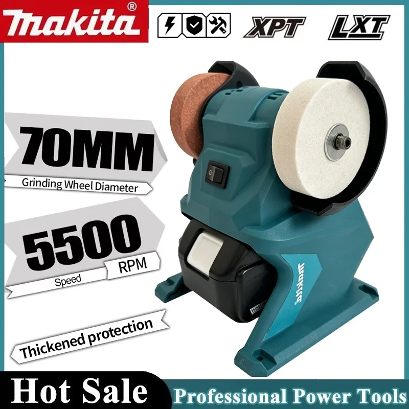 Makita Electric Goddess Bench Grinder Dual Wheel Grinder Metal Stone Knife Polishing Grinding Sharpening for 18V Battery
Makita Electric Goddess Bench Grinder Dual Wheel Grinder Metal Stone Knife Polishing Grinding Sharpening for 18V Battery