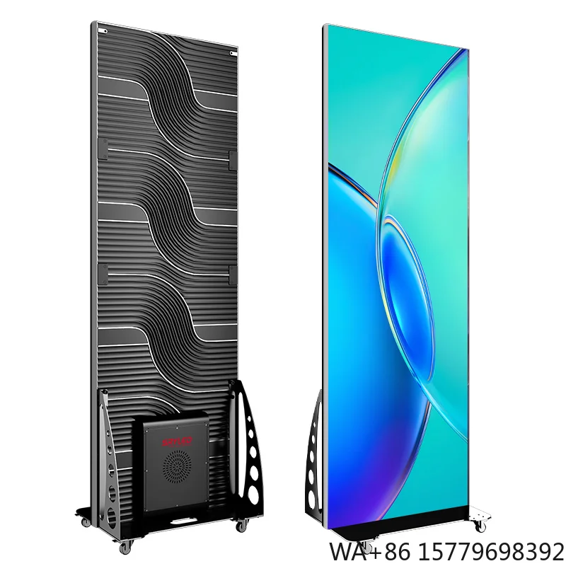 P1.86 P2 P2.5 Indoor/Outdoor Advertising Full Color LED Poster Screen for Shopping Mall Flexible Installation Billboard
P1.86 P2 P2.5 Indoor/Outdoor Advertising Full Color LED Poster Screen for Shopping Mall Flexible Installation Billboard