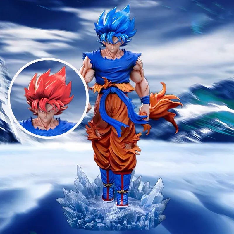 32cm Gk Kirin Super Saiyan Blue Son Goku Garage Kit Statue Model Double Head Swap Desktop Ornament Figure Kids Toys Statue Gifts
32cm Gk Kirin Super Saiyan Blue Son Goku Garage Kit Statue Model Double Head Swap Desktop Ornament Figure Kids Toys Statue Gifts