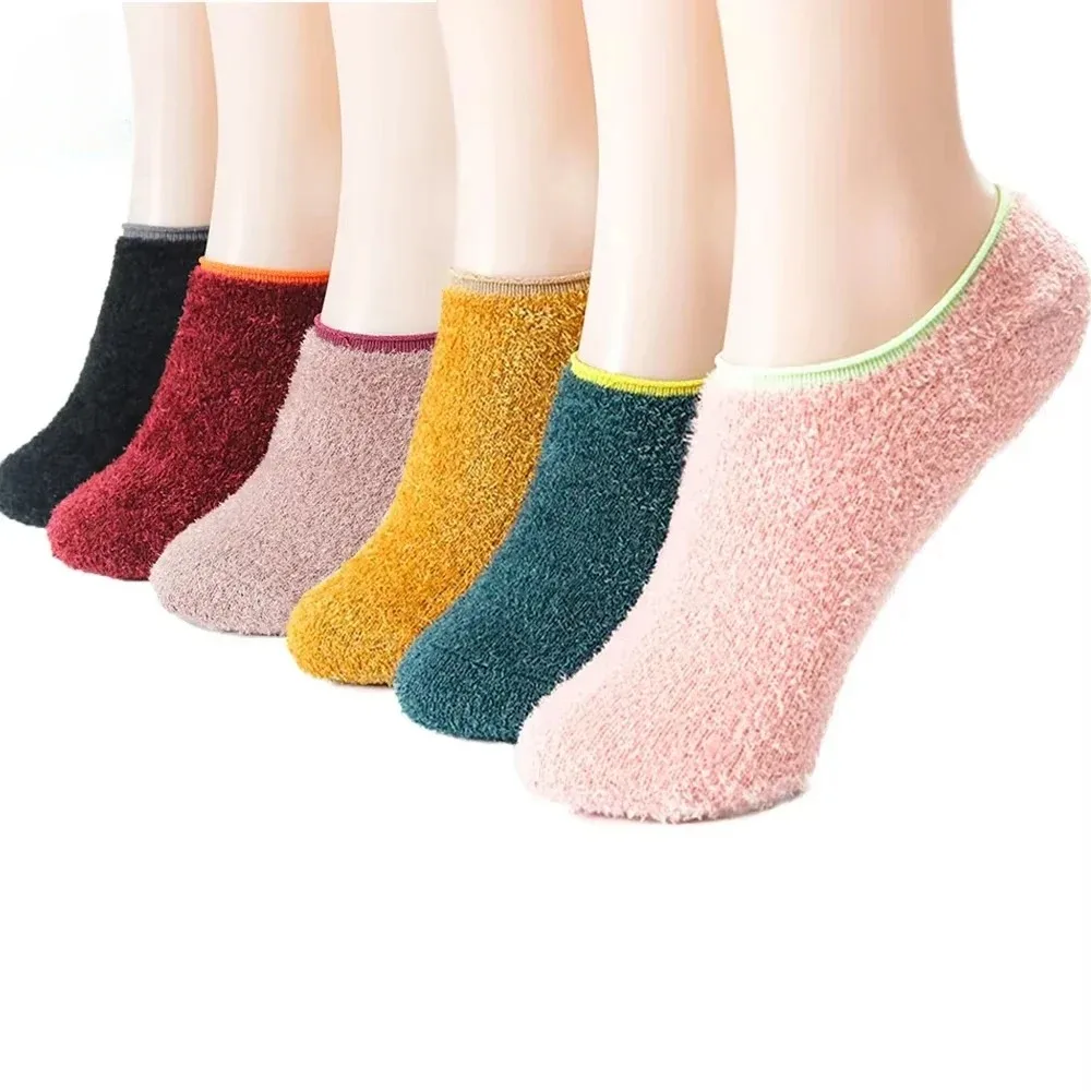 Зимние теплые шерстяные кашемировые носки для женщин, толстые, в европейско-американском стиле, домашние носки-невидимки для носков-тапочек
Зимние теплые шерстяные кашемировые носки для женщин, толстые, в европейско-американском стиле, домашние носки-невидимки для носков-тапочек