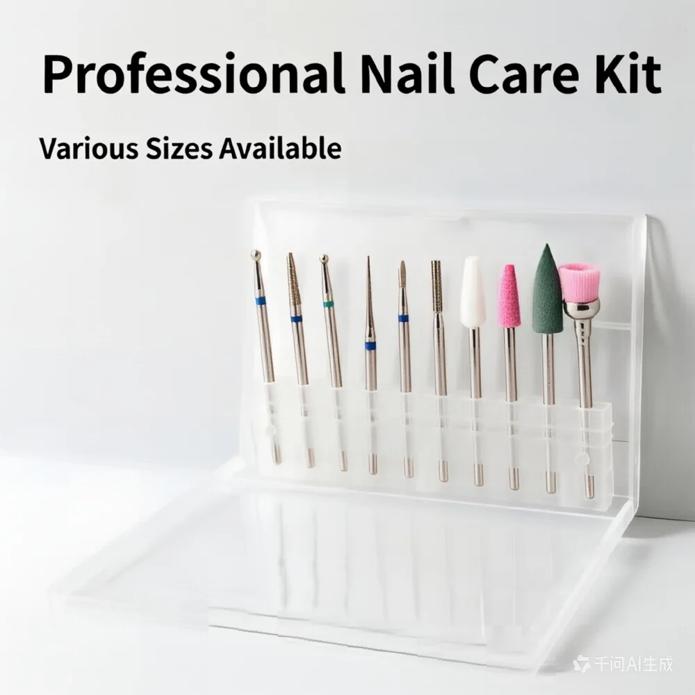 10Pcs Professional Nail Drill Bits Diamond Manicure Milling Cutters Set Nail Art Polishing Machine Accessories for Gel Removal
10Pcs Professional Nail Drill Bits Diamond Manicure Milling Cutters Set Nail Art Polishing Machine Accessories for Gel Removal