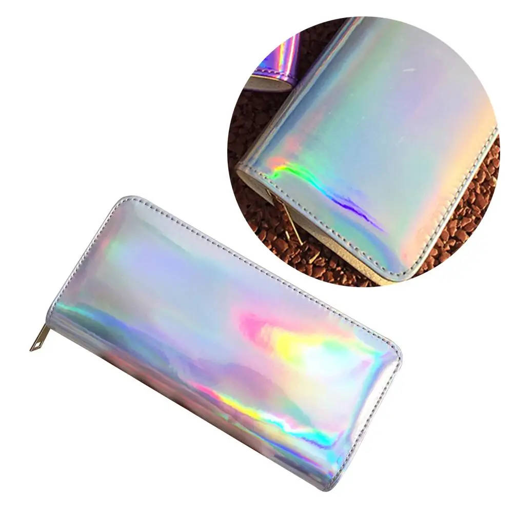 Long Wallet Shiny Coin Case Large Capacity Cash Holding Money Purse Silver Student PU Wallet Gift Choice
Long Wallet Shiny Coin Case Large Capacity Cash Holding Money Purse Silver Student PU Wallet Gift Choice