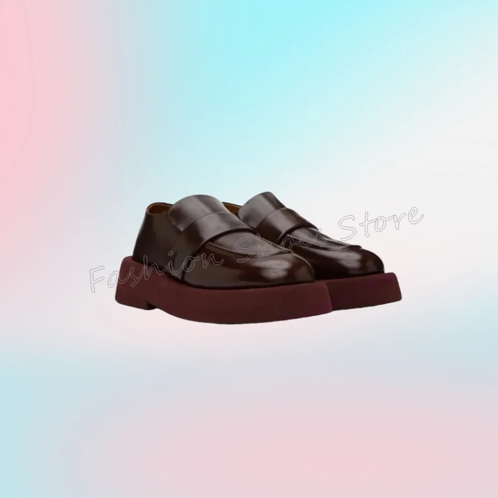 Brown Patent Leather Platform Men's Loafers Comfortable Soft Casual Designer Shoes Shallow Wedding Party Big Size Shoes Autumn
Brown Patent Leather Platform Men's Loafers Comfortable Soft Casual Designer Shoes Shallow Wedding Party Big Size Shoes Autumn
