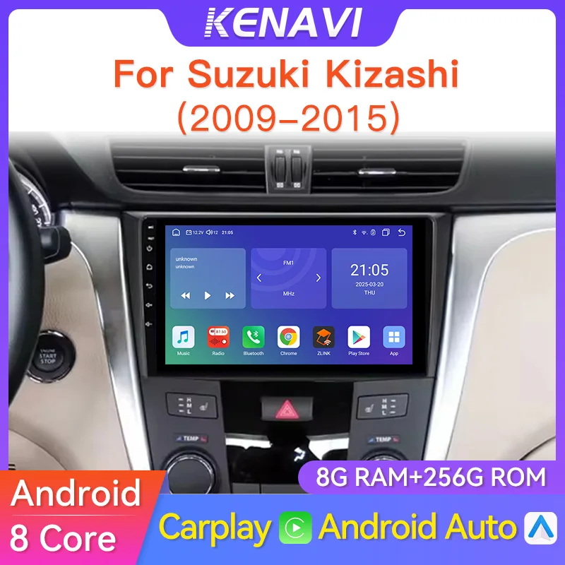 Car Stereo Radio Multimedia Player For Suzuki Kizashi 2009 2010 - 2015 Navigation GPS DSP Carplay Android Auto Audio Head Unit
Car Stereo Radio Multimedia Player For Suzuki Kizashi 2009 2010 - 2015 Navigation GPS DSP Carplay Android Auto Audio Head Unit