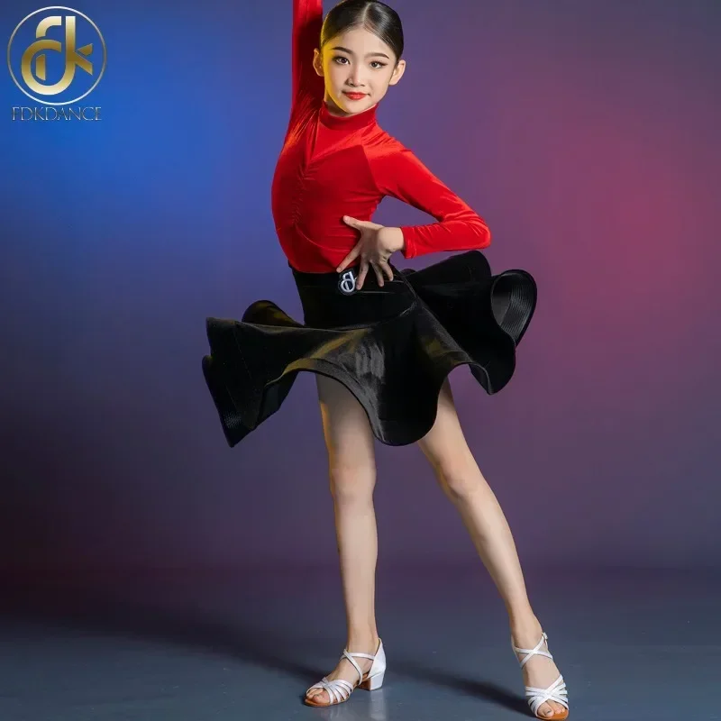 2024 New Latin Dance Costumes for Girls' Practice Clothes Children's Velvet Premium Performance Clothes dress for women
2024 New Latin Dance Costumes for Girls' Practice Clothes Children's Velvet Premium Performance Clothes dress for women