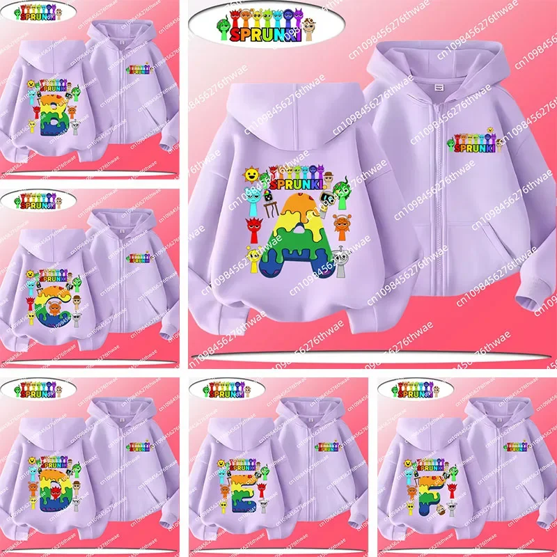 2025 New Model Letter A-Z Children's Zippered Hooded Sweatshirt Game Box Boys and Girls Cartoon Print Coat Casual Shirt
2025 New Model Letter A-Z Children's Zippered Hooded Sweatshirt Game Box Boys and Girls Cartoon Print Coat Casual Shirt