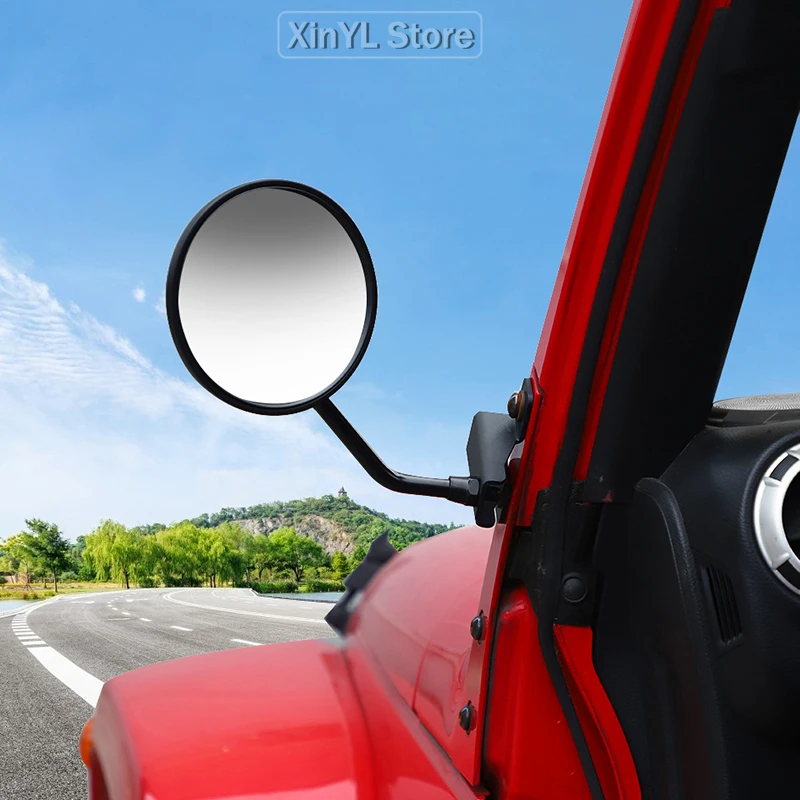Doors Off Mirrors for Jeep Wrangler JK 2007-2017 Wider Rearview Mirrors Round Door Side Hinge Mirror
Doors Off Mirrors for Jeep Wrangler JK 2007-2017 Wider Rearview Mirrors Round Door Side Hinge Mirror