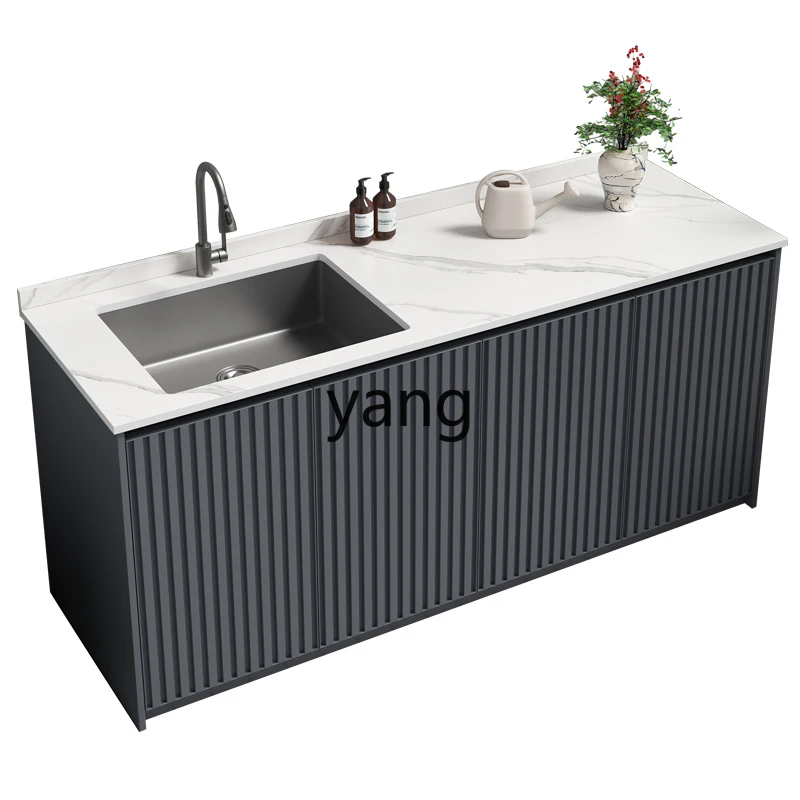 YJQ Rock Slab Balcony Washing Machine Cabinet Combination Stainless Steel Sink Outdoor Waterproof Wash Basin
YJQ Rock Slab Balcony Washing Machine Cabinet Combination Stainless Steel Sink Outdoor Waterproof Wash Basin